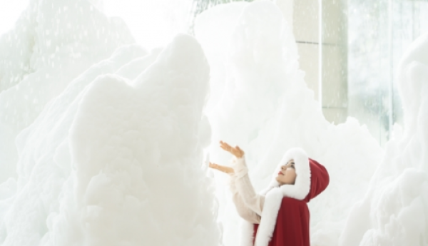 福建翡翠湾下雪啦!“夏日飘雪岛”5月1日清凉登陆